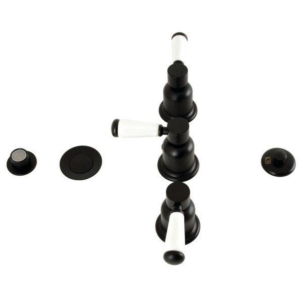 ThreeHandle Bidet Faucet, Matte Black